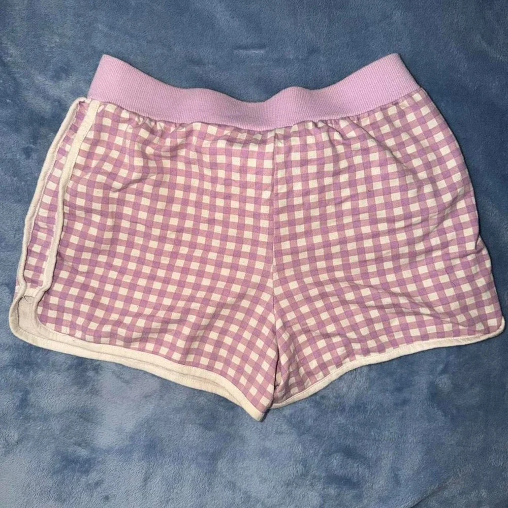 Champion purple gingham shorts Size XL